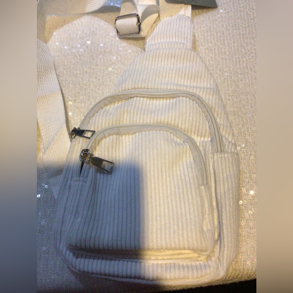 New corduroy sling bag